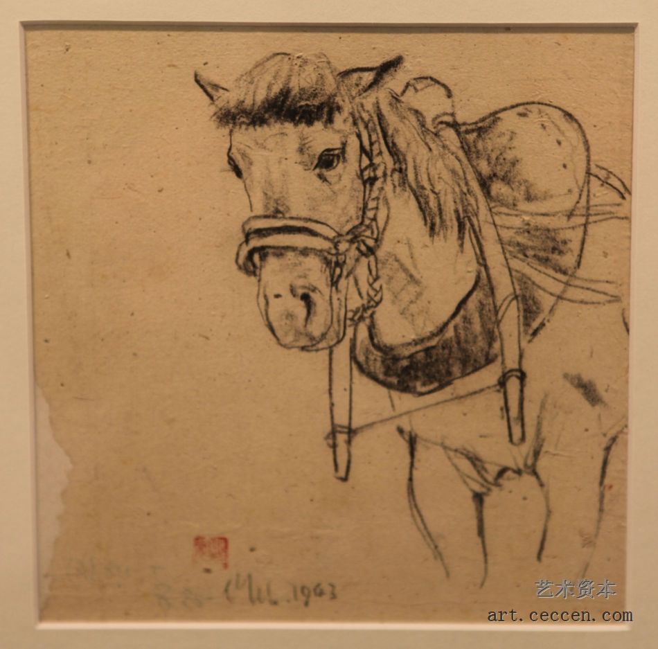 吴作人作品展 《马》